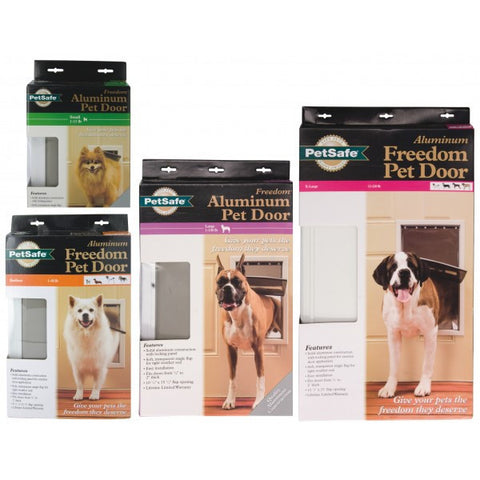 PetSafe Freedom Aluminum Pet Door; available in 4 sizes.