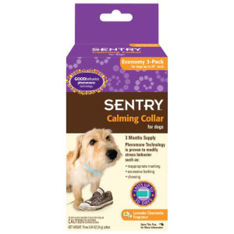 Sentry Calming Collar for dogs - 3 pack