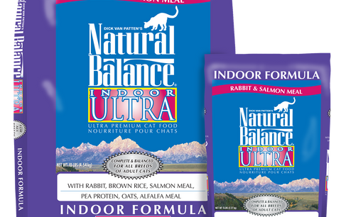 Natural Balance Indoor Ultra Rabbit & Salmon Premium Cat Food