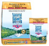 Natural Balance Dog Food, Potato & Duck; available in regular or small bites