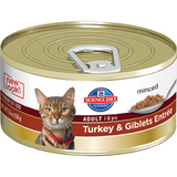 Turkey & Giblets Science Diet Feline Adult Canned Food