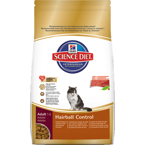 Science Diet Feline Adult Hairball Control Formula