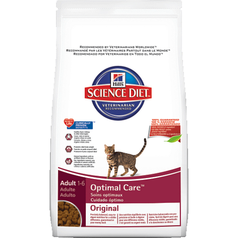 Science Diet Feline Adult Optimal Care Original