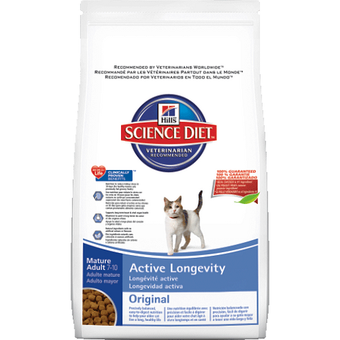 Science Diet Feline Mature Adult 7+ Original; Available in 2 sizes