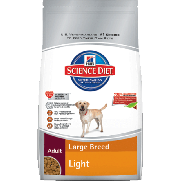 Science Diet Canine Adult Light Large Breed, 33 lb