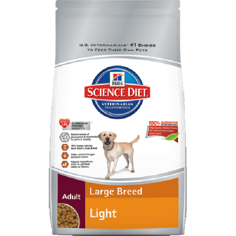 Science Diet Canine Adult Light Large Breed, 33 lb