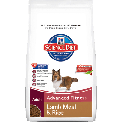 Science Diet Canine Adult Lamb Meal & Rice Dog Food; available in 2 sizes.