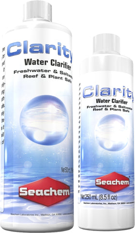 Seachem Clarity Water Clarifier; Available in 2 sizes