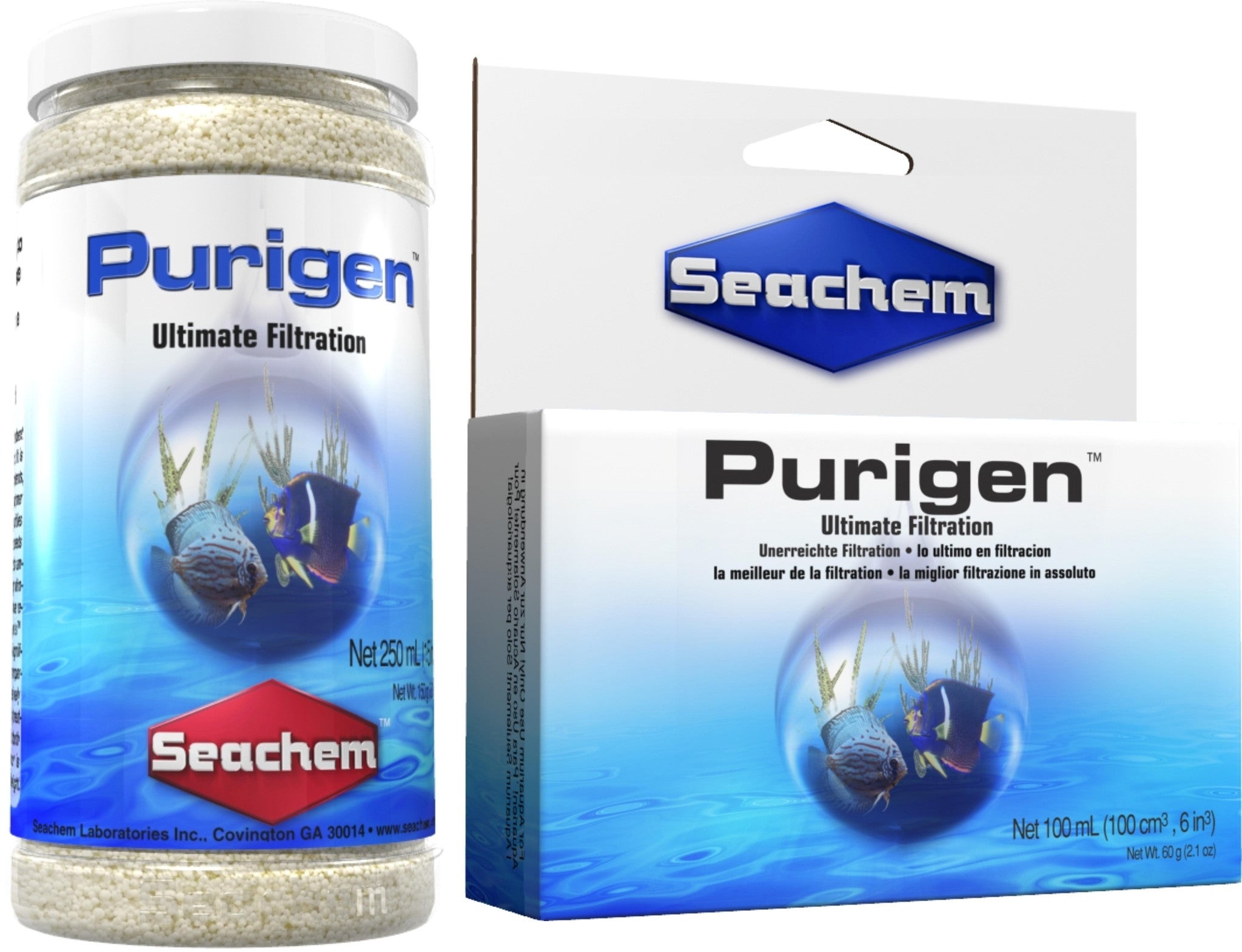 2X Seachem Purigen Organic Filtration Resin - Fresh and Saltwater 100 ml  781163193616