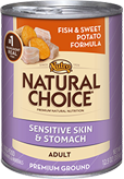 Nutro Natural Choice Adult Fish and Sweet Potato Formula Canned