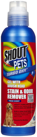 Shout Pets-Stain & Odor Remover Gel with Brush Head