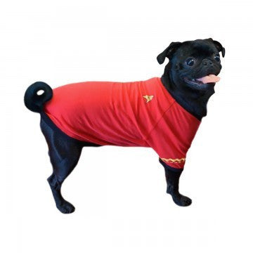 Star Trek Uniform Dog Shirt; available in a variety of sizes and colours