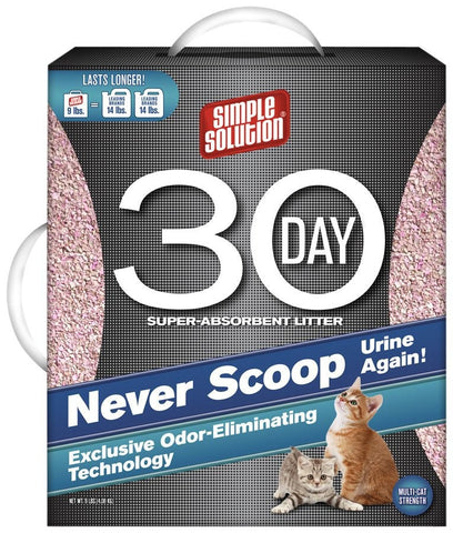 Simple Solution 30 Day Super-Absorbent Cat Litter 9lb