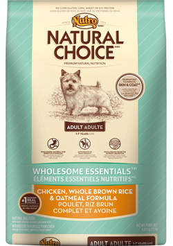 Nutro Natural Choice Adult Wholesome Chicken, Rice & Oatmeal - available in 3 sizes