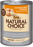 Nutro Natural Choice Senior Chicken and Rice Formula Canned