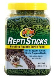 Zoo Med Repti Sticks Foating Aquatic Turtle Food 4.85oz (pictured)