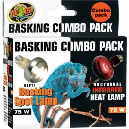 Zoo Med Basking Combo Pack, 75 watt