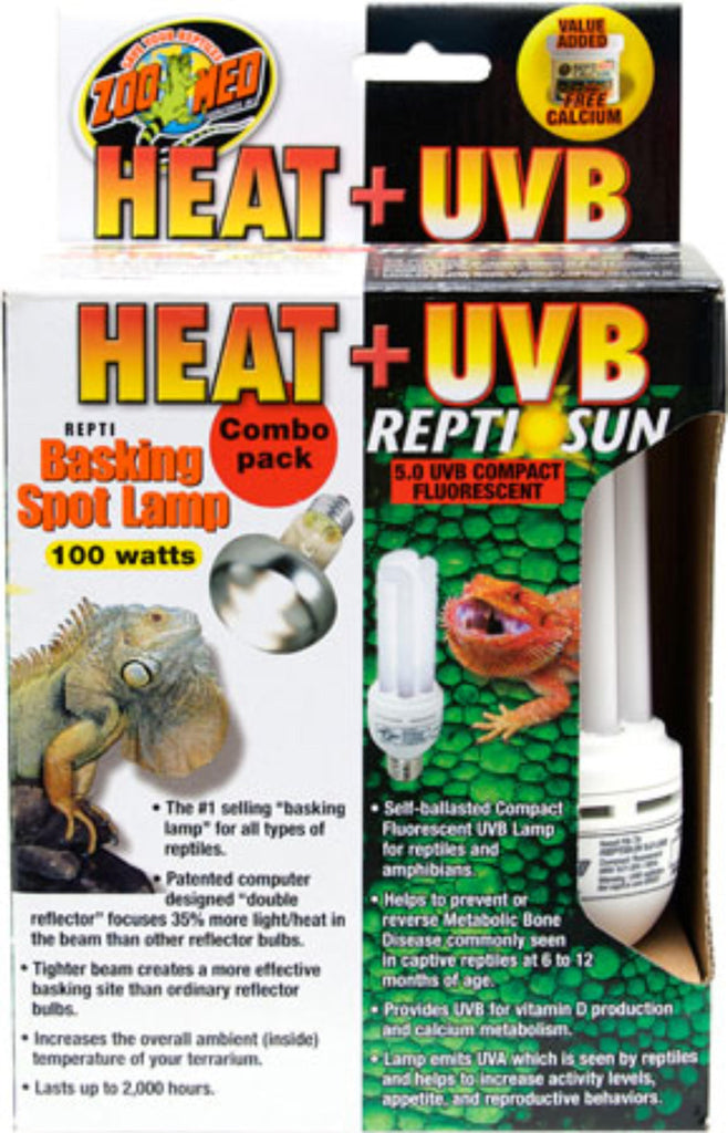 Zoo Med Heat & UVB Combo Pack